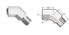 45º STREET ELBOW specification